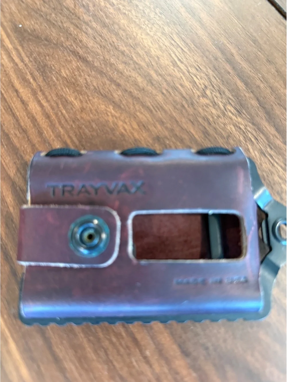 Trayvax Original Wallet Brown Leather Made in USA